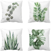 SABIR Fodera per cuscino federa decorativa primavera estate autunno inverno per l'autunno cuscino del divano fodera per cuscino auto casa letto ufficio caffetteria giardino esterno 45x45 cm set di 4