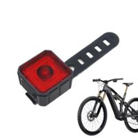 Biking Lights, USB Rechargeable Cycling Lamps, 3.5x3.5cm, Waterproof Front and Rear Set, 3-Mode Road Mountain Bikes LED Illuminator
