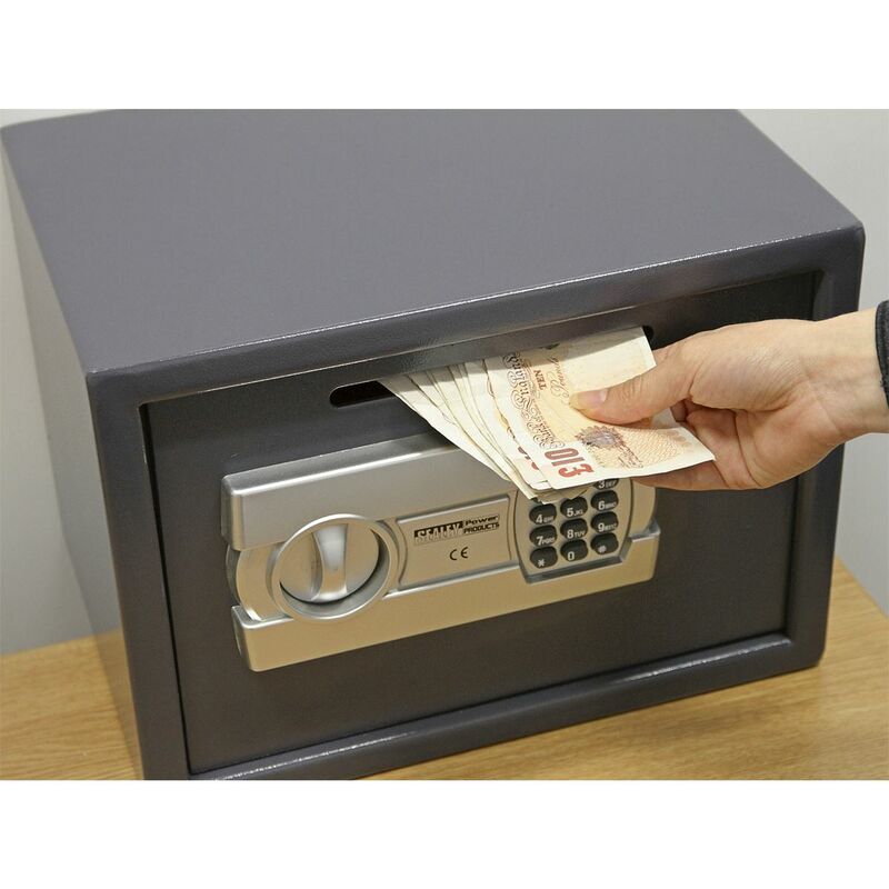 Sealey Electronic Combination Security Safe with Deposit Slot 350 x 250 x  250mm SECS01DS