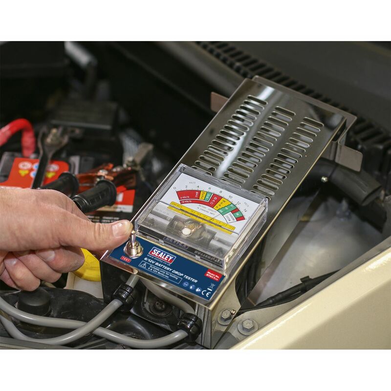 Toolzone Circuit Tester 6-12V | Prova Tensione Pesante Per Auto | Lampada Prova Con Manico Isolato - 4