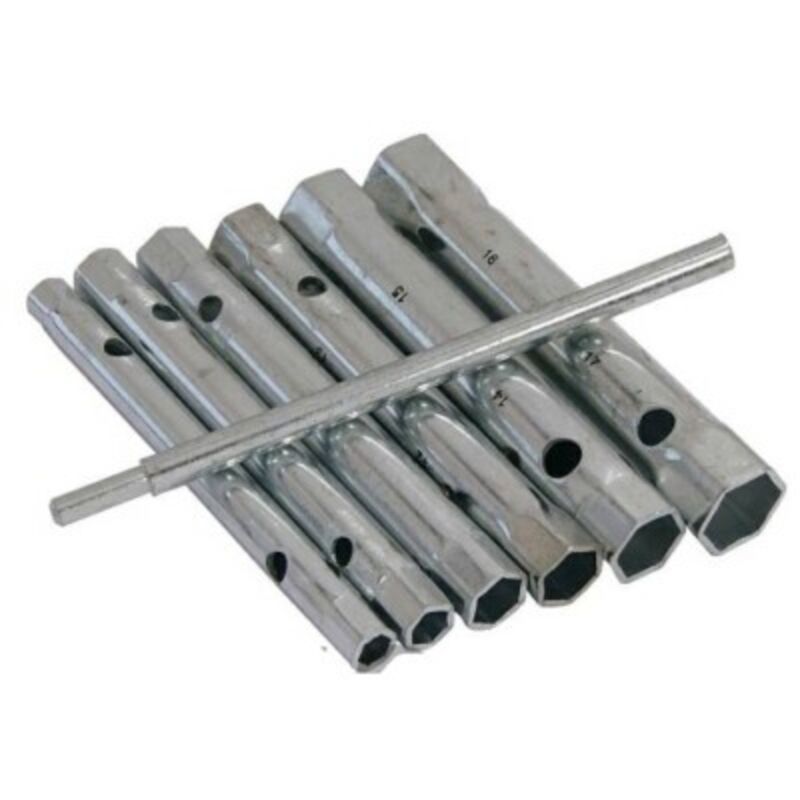 Draper 28967 Metric Tubular Box Spanner Set, 6 Pieces , Blue