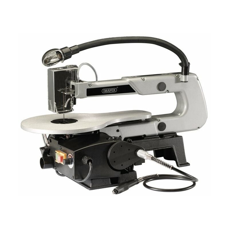 Draper Variable Speed Scroll Saw with Flexible Drive Shaft and Worklight,  405mm, 90W 22791
