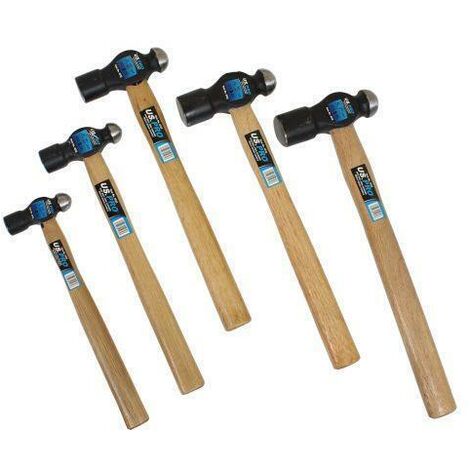US PRO Ball Pein Hammers Set 5pc 8oz 16 24 32oz 40oz Machinists TPR Hammer 4532