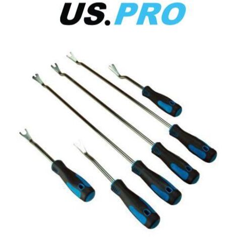 US PRO Trim Removal 6pc Car Door Plastic Trim Panel Dash Remover Pry Tool 5436 (1/3)