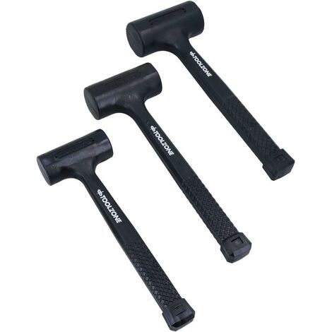 Dead Blow Hammers 3pc Rubber Hammer Set 1lb 2lb 3lb Set HM002 New