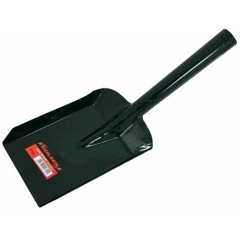 COAL SHOVEL 5 SMALL BLACK METAL FIREPLACE CONTRACTORS SPADE PET DOG SCOOP CT282