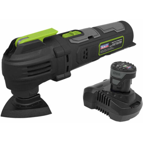 Sealey Cordless Multi Tool Rotary 10.8V SV10 Series Battery & Charger CP108VMT
