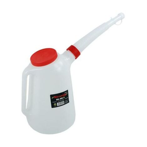 5L Graduated Pourer 5 Litre Oil Fuel Jerry Can Container Measuring Jug CT4515 (1/3)