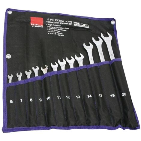 Hilka Spanner Set Extra Long 12pc Long Reach 12 Point Metric 6mm-22mm 17200602 (1/5)