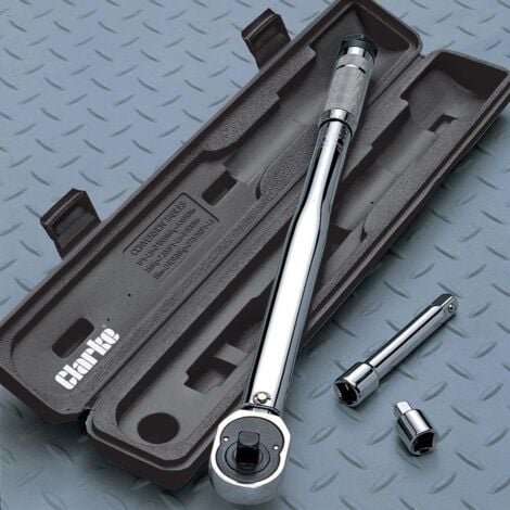 CLARKE TORQUE WRENCH 1/2"" DRIVE 42-210NM 31-154LB/FT RATCHET WRENCH PRO414