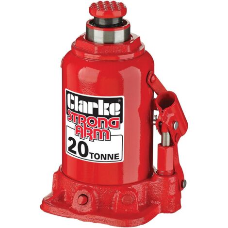 CLARKE BOTTLE JACK 20T HEAVY DUTY CAR VAN 20 TON TONNE FLOOR HYDRAULIC CBJ20B (1/5)