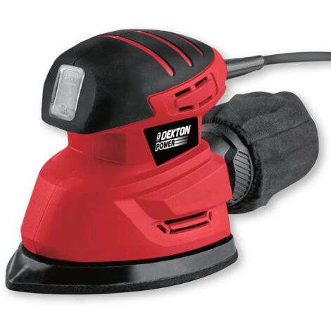 DEKTON PALM SANDER 130W DETAIL MOUSE WOOD SANDER ORBITAL SANDING ELECTRIC 630015 (1/5)