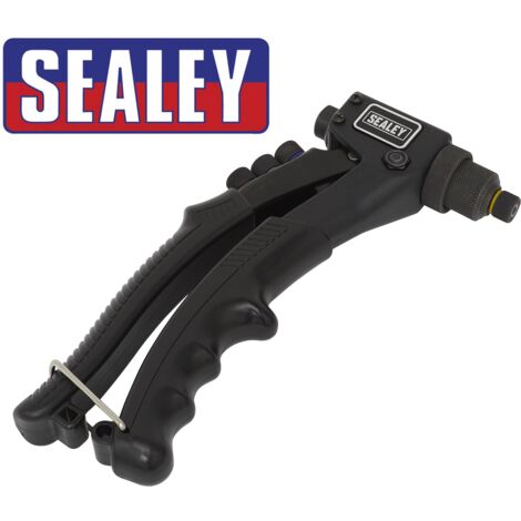 SEALEY RIVET GUN GARAGE LONG ARM HAND SQUEEZE POP BLIND BIG RIVETER AK3987 (1/3)