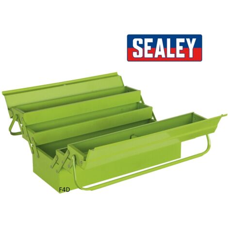 Sealey Cantilever Tool Box 21"" 530mm Metal 5 Tray Storage ToolBox Green AP521HV (1/3)