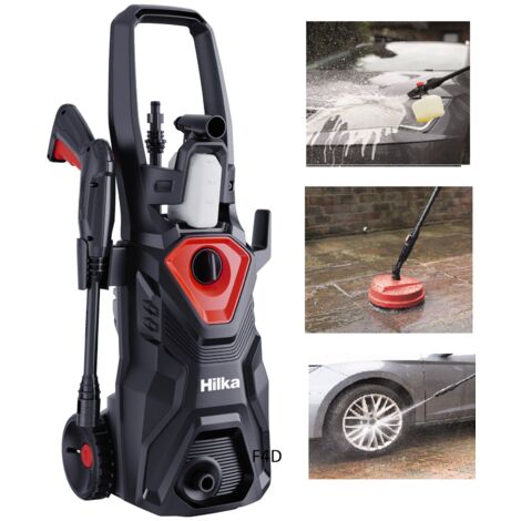 HILKA PRESSURE WASHER JET WASH PATIO CLEANER 1600W FOAM BOTTLE CAR HOME 91051600