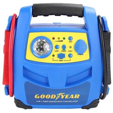 GOODYEAR JUMP STARTER AIR COMPRESSOR POWER BANK CHARGER 4 IN 1 12V 901040