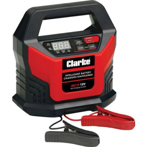 CLARKE BATTERY CHARGER INTELLIGENT 15A SMART TRICKLE CHARGER 12V IBC15 (1/5)