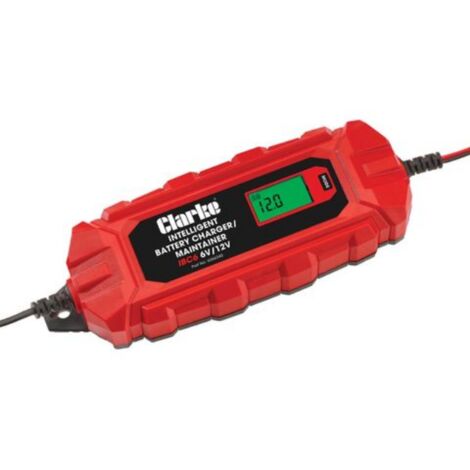 CLARKE BATTERY CHARGER INTELLIGENT 6A SMART TRICKLE CHARGER 6V 12V IBC6 (1/5)