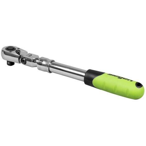 Sealey S01296 Siegen Extendable Flexi-Head Ratchet Wrench 1/2""Sq Drive