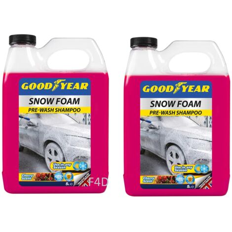 Goodyear Snow Foam x2 Shampoo Car Cherry Scent 5L pH Neutral Wash Wax Soap 10L (1/5)