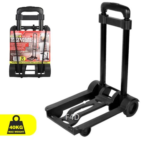 DEKTON FOLDING SACK TRUCK 40KG PALLET LUGGAGE FOLDABLE SHOPPING TROLLEY CART (1/5)