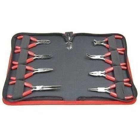 US PRO Tools 8 Piece Mini Pliers Plier Set Snips Long Nose Bent Nose NEW 1997 (1/3)