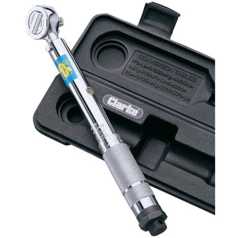 CLARKE TORQUE WRENCH 3/8"" DRIVE CV STEEL RATCHET GARAGE TOOL CHT204