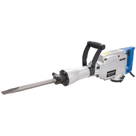 Silverline Demolition Breaker 1500W 360° Handle Pointed Flat Chisel Case 263570