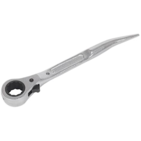 Sealey Ratchet Scaffold Podger Reversible Socket Wrench Scaffolders 21mm S01068 (1/4)