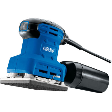 DRAPER PALM SANDER 220W 1/4 DETAIL ORBITAL SHEET SANDING 104 x 112mm 57691 (1/5)