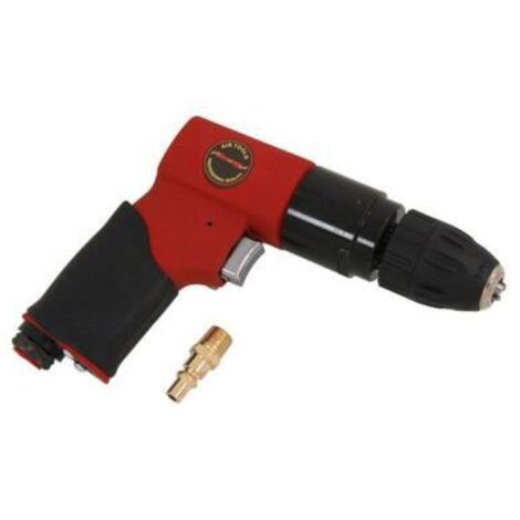 3/8"" AIR DRILL KEYLESS DRIVE REVERSIBLE COMPRESSOR HEAVY DUTY 1086 WARRANTY
