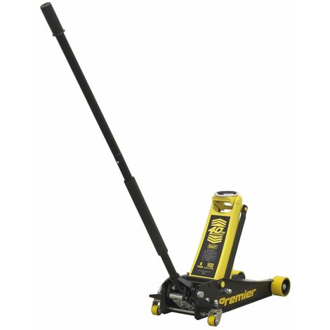Sealey Trolley Jack 4 Tonne Low Profile Rocket Lift Yellow 4040AY
