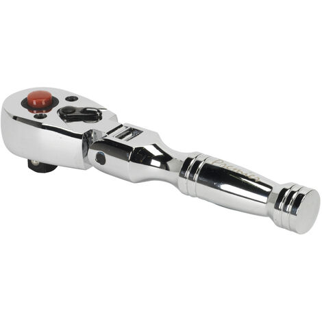 Sealey Ratchet Wrench Flexi-Head Stubby 3/8Sq Drive AK661SF (1/2)