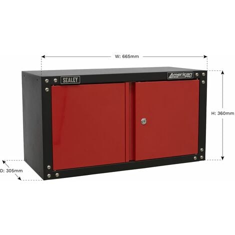 Sealey American PRO&reg Modular Wall Cabinet 2 Door 665mm APMS85
