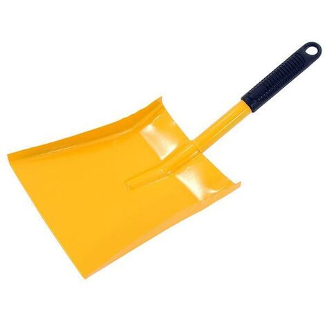 9"" COAL SHOVEL 228MM METAL FIREPLACE CONTRACTORS SPADE PET DOG SCOOP CT2821 (1/4)