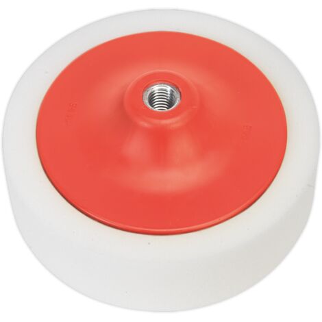 Sealey Buffing & Polishing Foam Head �150 x 50mm M14 x 2mm White/Dense PTC/CH/M14-W