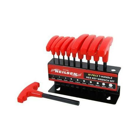 Draper 20-Piece T-Handle Hex Key Set – Metric, Torx, TRX, Allen Wrench, 70388