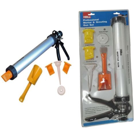 Hilka Mortar Gun Pointing Grouting Sausage Paving Cement Caulking Set 66855006