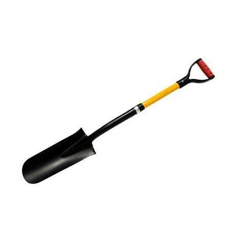 Drainage Drain Spade Fibreglass D Handle Post Hole Trench 1080mm Shovel 1150