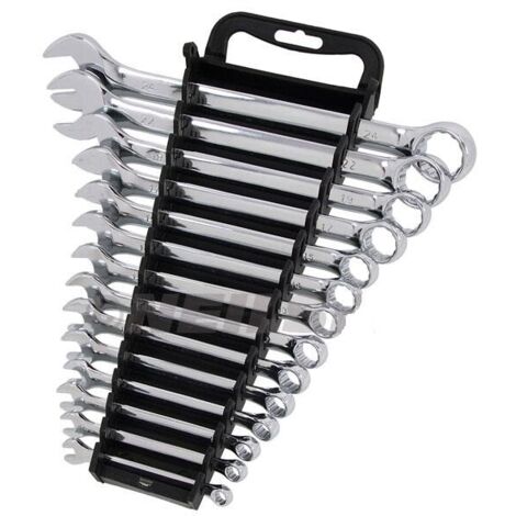 14PC SPANNER SET COMBINATION METRIC WRENCH RING SET SATIN FINISH 6-24MM CT0326