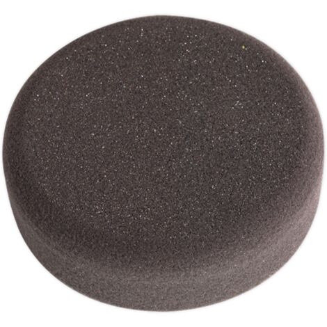 Sealey Buffing & Polishing Foam Head Hook-and-Loop �150 x 50mm Black/Soft PTCCHV150P