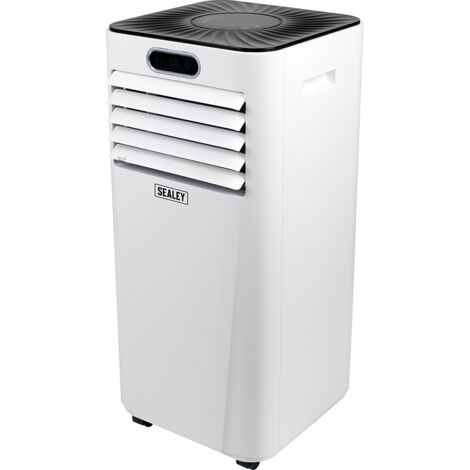 Sealey Portable Air Conditioner/Dehumidifier/Air Cooler with Window Sealing Kit 7,000Btu/hr SAC7000