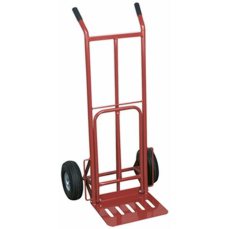 Sealey Sack Truck with Pneumatic Tyres & Folding 250kg Capacity CST990