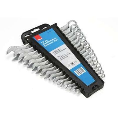 HILKA SPANNER SET 16PC METRIC FORGED COMBINATION RING WRENCH 6-22MM 17161602