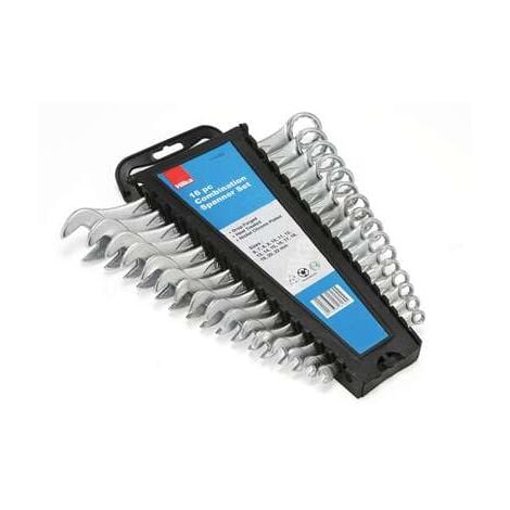 HILKA SPANNER SET 16PC METRIC FORGED COMBINATION RING WRENCH 6-22MM 17161602