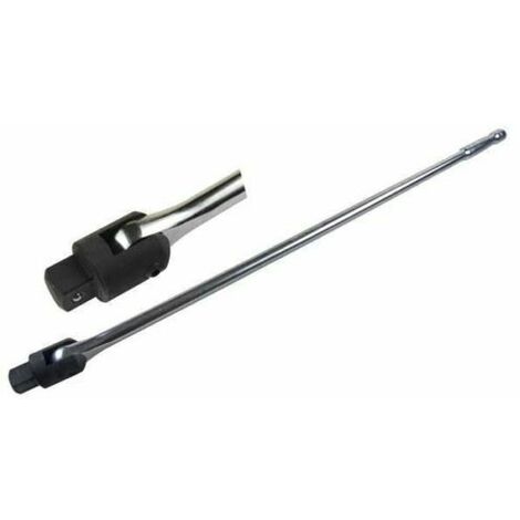 US PRO 1/2 30 FLEXI HEAD KNUCKLE BREAKER BAR WRENCH RATCHET 760MM 2094 (1/3)