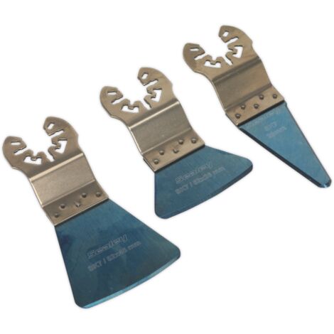 Sealey Multi-Tool Scraping Blade Set 3pc SMTB3 (1/2)
