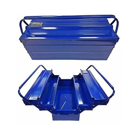 Heavy Duty 21 530mm Metal Cantilever 5 Tray Toolbox Storage Tool
