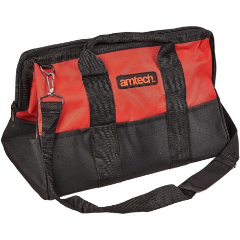 Tool Bag 22 Pocket Wide Opening Hard Base Storage Bag Heavy Duty N0550 (1/4)