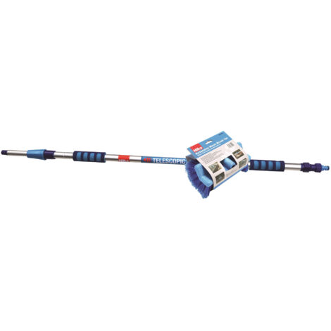 Hilka 2m Telescopic Extending Water Fed Brush Caravan Window Cleaning 84992002 (1/4)